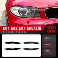 Suitable for 2006-2013 BMW bmw1 Series e81 e82 e87 e88 Headlight Light Eyebrow Car Sticker Modificat