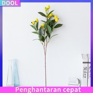 [DOOL]A Bunch Artificial Lemon Branch with Green Leaves Artificial Fruit Lemon Tree