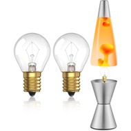 Mentol Lampu Lava 25W, Tapak S11 E17, 25W 120V untuk Mentol Gantian Lampu Lava 14.5-Inci, Mentol Bol