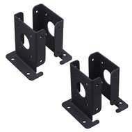 4Pcs Adjustable Wood Fence Pergola Post Base Brackets Kit Heavy Duty Post Anchor Base Brackets for D