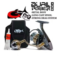 G Tech Dual Power SWA Spinning Reel