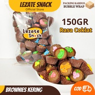Mini Dry Brownies Cake 150GR Crispy Sweet Delicious / Bronis Dry Brownies Crispy Kiloan Amanda Baked