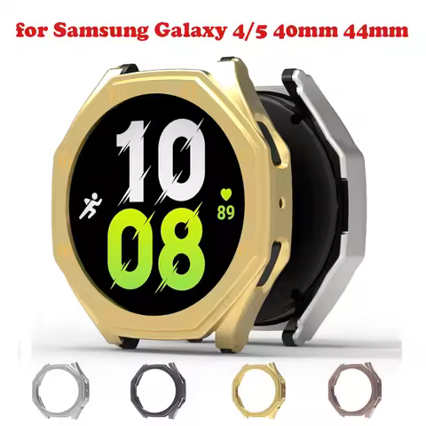 PC Plastic Cover For Samsung Galaxy Watch 4/5 Case Accessories Screen Protector Protective Shell for