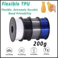 Materials Printer Filament 200g 1.75mm Soft Flexible 3D Printing Material High Resilience TPU Plasti