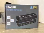 4K HDMI Switch 4x1 訊號切換器 四進一出