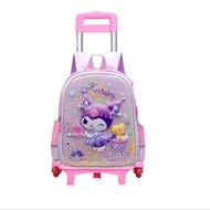 2025 new Kuromi Melody trolley school bag single school bag waterproof suitable for elementary schoo