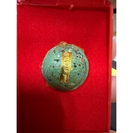 T Thailand Amulet Holy Relic Loop Om (Original Temple Box)