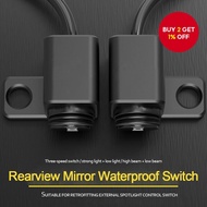 New Universal 3-Way Waterproof Motorcycle ATV Light Switch - ON/OFF Button for Mini Driving and LED 