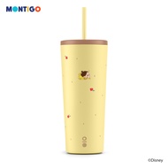 [Limited] Montigo Disney Tsum Tsum Sense Straw (650ml/22oz) - Durable Stainless Steel, Temperature R