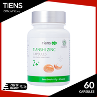 Tiens Zinc Original Segel / Penggemuk Badan Herbal Tiens / Menambah Nafsu Makan / Zinc Capsules [ 60