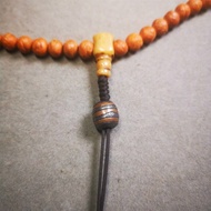 [Spacer Beads] Tibetan Cold Iron Inlaid Copper Three-Line Beads Dzi Beads Spacer Beads Rosary Beads 