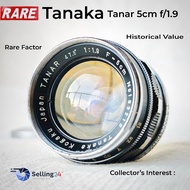 เลนส์มือหมุน Tanaka Kogaku Tanar 5cm f1.9 Mout LTM M39 Rare Vintage Japanese Lens Early 1950s