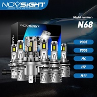 Novsight N68 Led Car Headlight H1 9005 9006 H7 H4 H11 60W 15000Lm Headlamp Fog Light Bulbs
