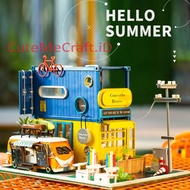 DIY Miniature Dollhouse 3D Art and Craft Hello summer K039