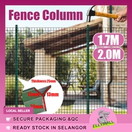 1.5m 2m Pagar Cyclone Fence Column Triangle Steel Iron Column Tiang Pagar Fence Posts