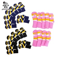 Amuzocity 9pcs Durable Knitted Golf Iron Head Covers Set Club Putter Headcover Golf