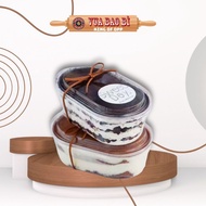 50 Hộp nhựa trong oval 150G đựng bánh mousse bánh tiramisu bánh các loại - VUA BAO BÌ