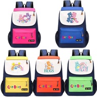 Care bears cartoon cute printed backpack for primary and secondary schools, large capacity multifunc