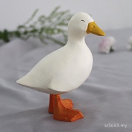 Ornaments Duck Creative Gifts Home Aoki Vankoda Wooden Decorations Ornaments Crafts Painted Basswood