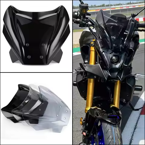 Windscreen For YAMAHA MT-09 MT09 SP 2021 2022 2023 Windshield Pare-brise Motorcycle Wind Deflectors 