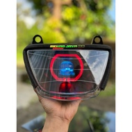 KAWASAKI Front Lmapu reflector Ninja 150 RR Old custom Biled Matrix X1 size 4.5 inches