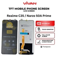 VIVAN LCD Touchscreen Realme C35 / Narzo 50A Prime Original