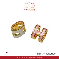 Loket Emas 916 POP H MINI | Mini Pop H 916 Gold Pendant | Emas 916 | Kedai Emas WELL CHIP