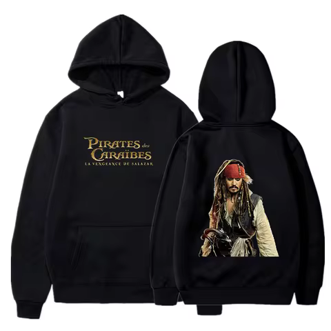 Pirates Of The Caribbean Thin Hoodie Sweatshirts Men Women Autumn Casual Pullover Boys Girls Harajuk