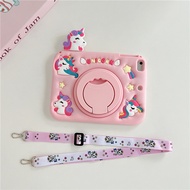 Silicone tablet case for Huawei MatePad SE 11 inch 2024 kids cartoon stand cover for huawei matepad