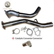 3" Hi Flow Turbo Exhaust Downpipe FITS Subaru Impreza WRX Cat 2008-2016