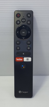 รีโมททีวี ของแท้  casper/อะโคเนติก 32HS521  Android tv. voice saerch  Google assistant