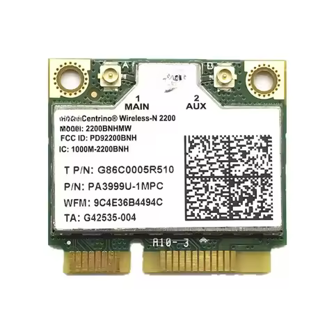 Wireless mini pcie Card for Intel 2200BGN 2200BNHMW Wi-Fi Adapter Half Mini PCI-e Wifi Wlan card del