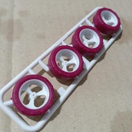 REP TAMIYA 95634 BAN SMALL DIA.NERROW TIRES 3 SPOKE PROJECT D