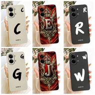 For Poco X8 Pro Max Case Luxury A-Z Letters Fashion Cool Crown Silicone Phone Casing 2602BPC18G