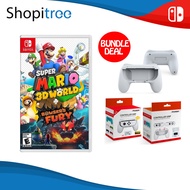 [Bundle Deal] Nintendo Switch Super Mario 3D World + Bowser's Fury + Joy-Con Controller Grip