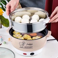 Panci Listrik Multifungsi Memasak Steamboat Pot Periuk Nasi stainless steel Air Biru