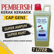 PEMBERSIH KERAK KERAMIK  CAP GENNI 1 LITER Pembersih Kerak 5X Lebih Kuat Untuk Kamar Mandi pembersih