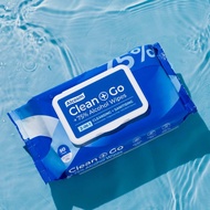 Alcosm 75% Alcohol Classic Wipes /50 wipes/99.9% kill germs