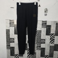 Celana jogger Evisu Jeans seri 52 warna Hitam