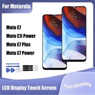 For Motorola Moto E7 E7i Power E7 Plus E7 Power LCD Display Touch Screen Replacement