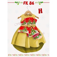 9M 12M 18M 24M 2Y 3Y - HELLO KITTY CHRISTMAS DRESS BABY GIRL FLOKIDS FK86