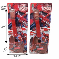 1246 Mainan Gitar Besar Motif Spiderman Anak Anak OCT315 / Alat Musik Main Gitar / Gitar Gitaran Ana
