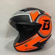 BXP JP13 BXV Orange Doff Helmet - Adult SNI Helmet