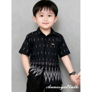 Short Sleeve Boys' Woven Shirt Boy Shirt Kids Shirt Boy