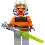 Lego Star Wars 7751 8037 7675 8098 7680 Clone Wars SW0192: Ahsoka Tano Minifigure with Light Saber (