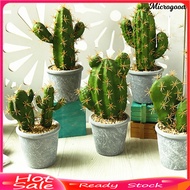 [MIC]☃Fake Plant Decorative Beautiful Realistic Potted Plants Fake Desktop Cactus Landscape Decor fo