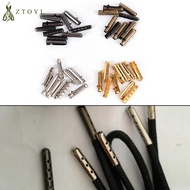 10pcs Metal Aglets DIY Shoelaces Repair Shoe Lace Tips Replacement End