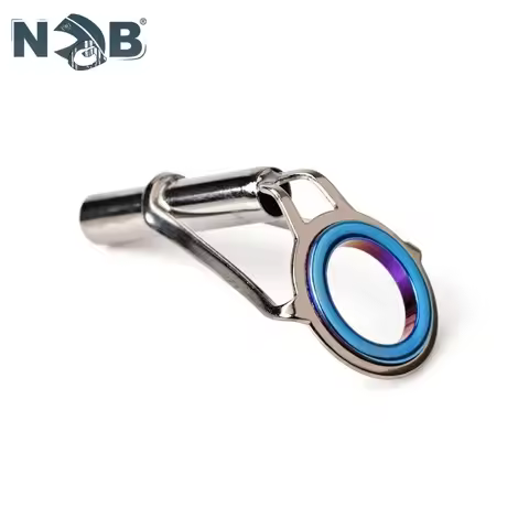 NGB 5PCS Stainless Steel Guide Fishing Rod Top Tip DIY 2.5mm-5.5mm Ceramic Eye Fishing Accessories