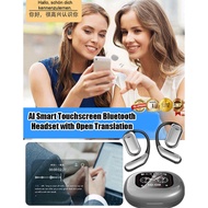 AI Smart Touch Screen Open Translation Bluetooth Headset