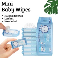 1pack Mini Wet Wipes/Baby Wet Wipes Travel pack/1Pack Wet Wipes